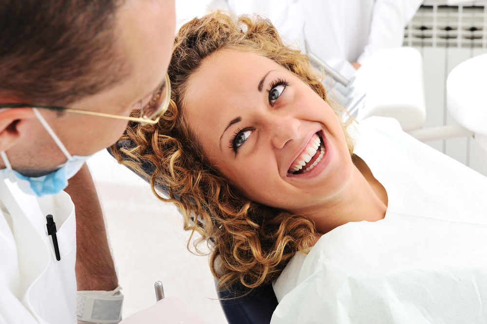 Teeth checkup at dentists office Teeth checkup at dentists office
